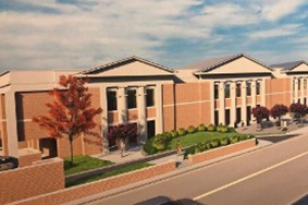 Courtesy of Darlington Co., SC, Artist Rendering of New Darlington Co. Courthouse
